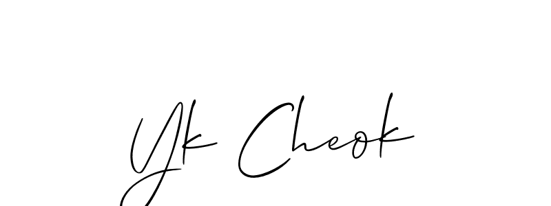 Check out images of Autograph of Yk Cheok name. Actor Yk Cheok Signature Style. Allison_Script is a professional sign style online. Yk Cheok signature style 2 images and pictures png