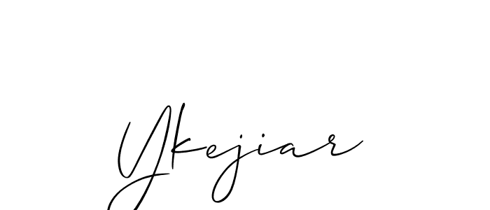 This is the best signature style for the Ykejiar name. Also you like these signature font (Allison_Script). Mix name signature. Ykejiar signature style 2 images and pictures png