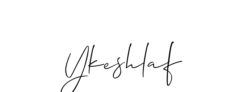 Ykeshlaf stylish signature style. Best Handwritten Sign (Allison_Script) for my name. Handwritten Signature Collection Ideas for my name Ykeshlaf. Ykeshlaf signature style 2 images and pictures png