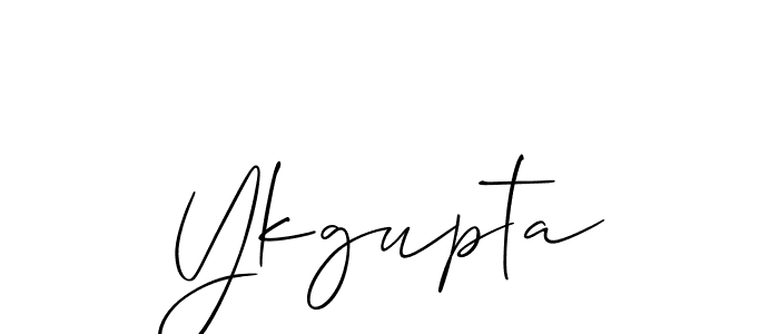 The best way (Allison_Script) to make a short signature is to pick only two or three words in your name. The name Ykgupta include a total of six letters. For converting this name. Ykgupta signature style 2 images and pictures png