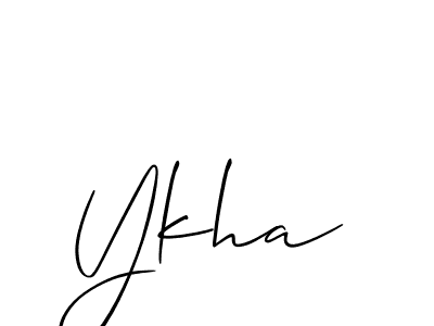 Once you've used our free online signature maker to create your best signature Allison_Script style, it's time to enjoy all of the benefits that Ykha name signing documents. Ykha signature style 2 images and pictures png