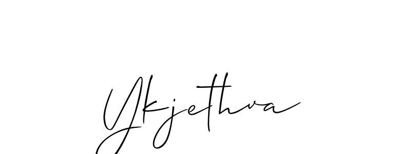Once you've used our free online signature maker to create your best signature Allison_Script style, it's time to enjoy all of the benefits that Ykjethva name signing documents. Ykjethva signature style 2 images and pictures png
