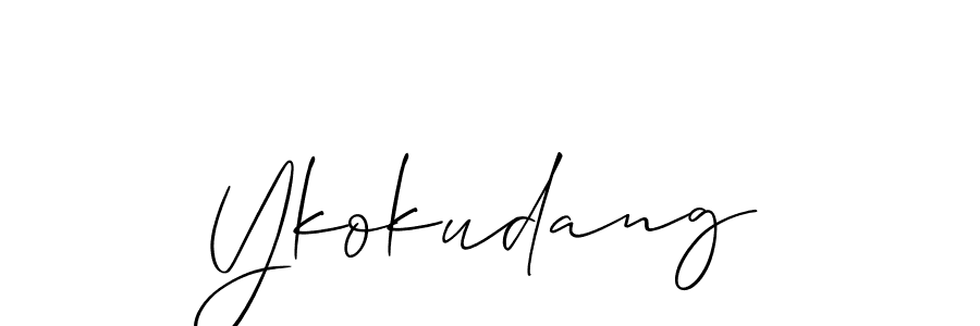 Also we have Ykokudang name is the best signature style. Create professional handwritten signature collection using Allison_Script autograph style. Ykokudang signature style 2 images and pictures png