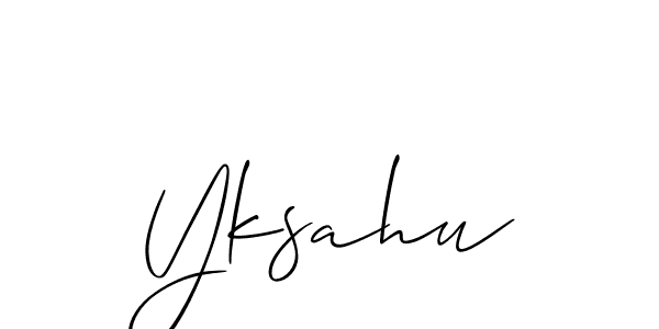 Here are the top 10 professional signature styles for the name Yksahu. These are the best autograph styles you can use for your name. Yksahu signature style 2 images and pictures png