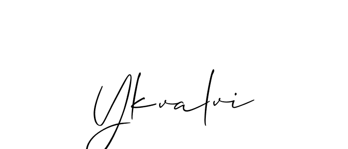 Also You can easily find your signature by using the search form. We will create Ykvalvi name handwritten signature images for you free of cost using Allison_Script sign style. Ykvalvi signature style 2 images and pictures png