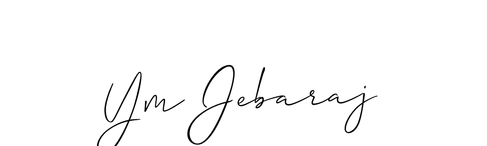 Make a short Ym Jebaraj signature style. Manage your documents anywhere anytime using Allison_Script. Create and add eSignatures, submit forms, share and send files easily. Ym Jebaraj signature style 2 images and pictures png