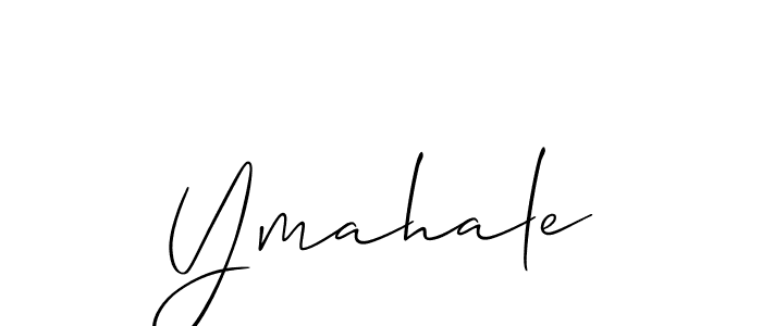 Ymahale stylish signature style. Best Handwritten Sign (Allison_Script) for my name. Handwritten Signature Collection Ideas for my name Ymahale. Ymahale signature style 2 images and pictures png