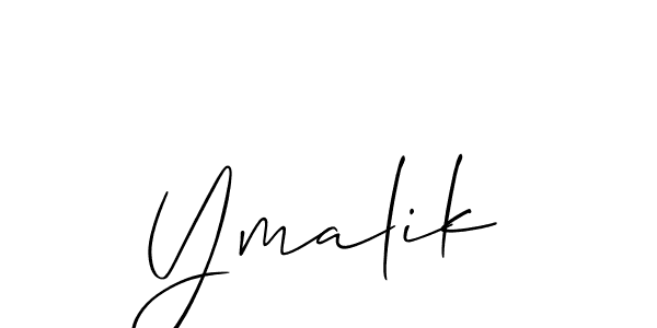You should practise on your own different ways (Allison_Script) to write your name (Ymalik) in signature. don't let someone else do it for you. Ymalik signature style 2 images and pictures png