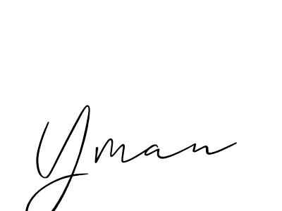 You should practise on your own different ways (Allison_Script) to write your name (Yman) in signature. don't let someone else do it for you. Yman signature style 2 images and pictures png