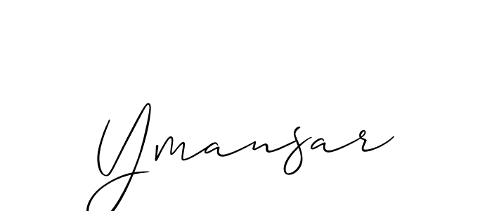 Best and Professional Signature Style for Ymansar. Allison_Script Best Signature Style Collection. Ymansar signature style 2 images and pictures png