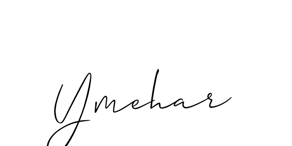 Similarly Allison_Script is the best handwritten signature design. Signature creator online .You can use it as an online autograph creator for name Ymehar. Ymehar signature style 2 images and pictures png