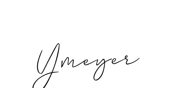 How to Draw Ymeyer signature style? Allison_Script is a latest design signature styles for name Ymeyer. Ymeyer signature style 2 images and pictures png