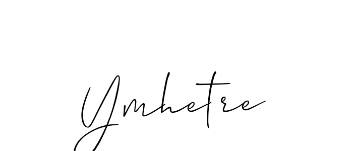 You can use this online signature creator to create a handwritten signature for the name Ymhetre. This is the best online autograph maker. Ymhetre signature style 2 images and pictures png