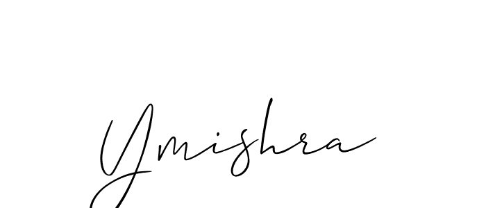 Design your own signature with our free online signature maker. With this signature software, you can create a handwritten (Allison_Script) signature for name Ymishra. Ymishra signature style 2 images and pictures png