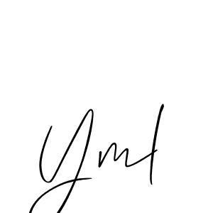 if you are searching for the best signature style for your name Yml. so please give up your signature search. here we have designed multiple signature styles  using Allison_Script. Yml signature style 2 images and pictures png