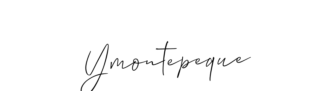 Also we have Ymontepeque name is the best signature style. Create professional handwritten signature collection using Allison_Script autograph style. Ymontepeque signature style 2 images and pictures png