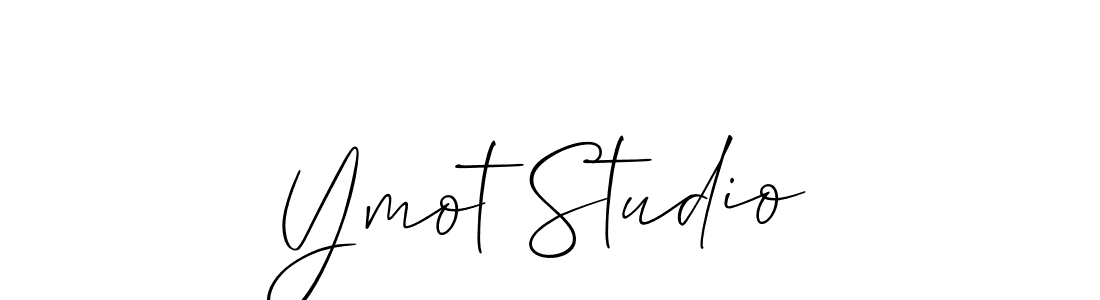 Also we have Ymot Studio name is the best signature style. Create professional handwritten signature collection using Allison_Script autograph style. Ymot Studio signature style 2 images and pictures png