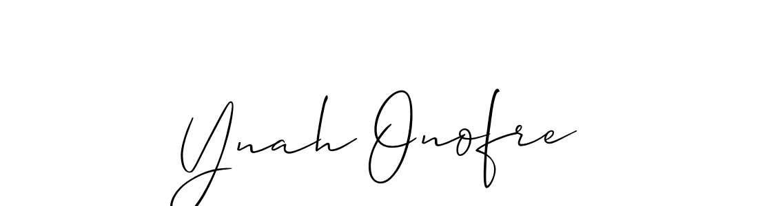 Best and Professional Signature Style for Ynah Onofre. Allison_Script Best Signature Style Collection. Ynah Onofre signature style 2 images and pictures png