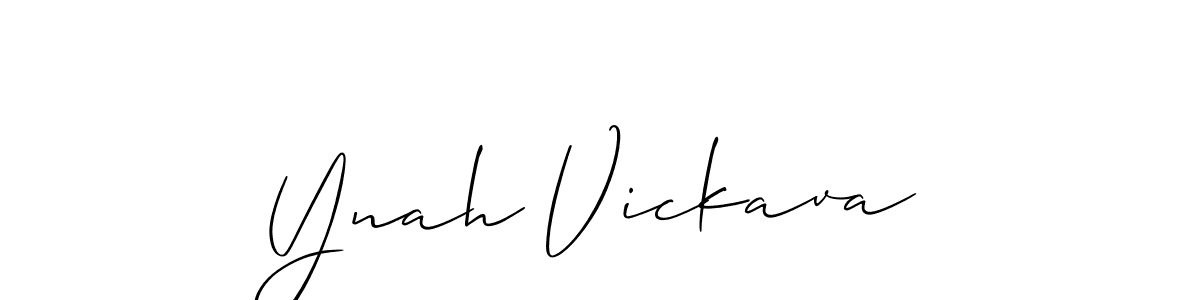 Make a beautiful signature design for name Ynah Vickava. Use this online signature maker to create a handwritten signature for free. Ynah Vickava signature style 2 images and pictures png
