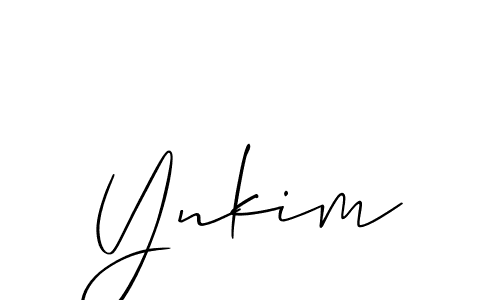 Also we have Ynkim name is the best signature style. Create professional handwritten signature collection using Allison_Script autograph style. Ynkim signature style 2 images and pictures png