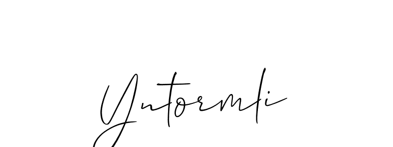 Make a beautiful signature design for name Yntormli. Use this online signature maker to create a handwritten signature for free. Yntormli signature style 2 images and pictures png
