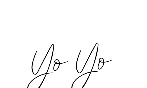 if you are searching for the best signature style for your name Yo Yo. so please give up your signature search. here we have designed multiple signature styles  using Allison_Script. Yo Yo signature style 2 images and pictures png