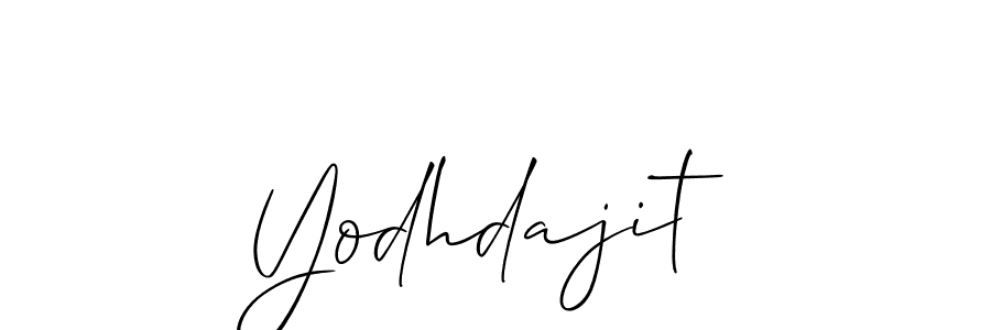 if you are searching for the best signature style for your name Yodhdajit. so please give up your signature search. here we have designed multiple signature styles  using Allison_Script. Yodhdajit signature style 2 images and pictures png