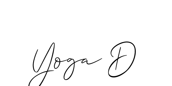 Allison_Script is a professional signature style that is perfect for those who want to add a touch of class to their signature. It is also a great choice for those who want to make their signature more unique. Get Yoga D name to fancy signature for free. Yoga D signature style 2 images and pictures png