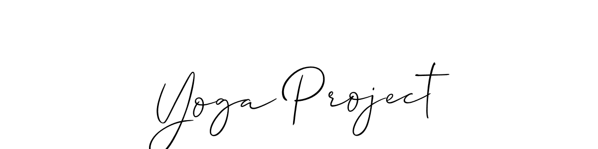 Similarly Allison_Script is the best handwritten signature design. Signature creator online .You can use it as an online autograph creator for name Yoga Project. Yoga Project signature style 2 images and pictures png