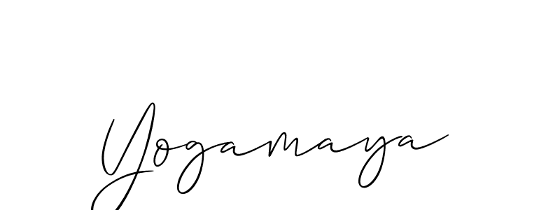 Once you've used our free online signature maker to create your best signature Allison_Script style, it's time to enjoy all of the benefits that Yogamaya name signing documents. Yogamaya signature style 2 images and pictures png