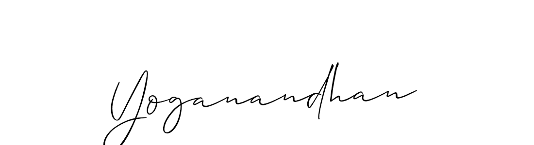 You should practise on your own different ways (Allison_Script) to write your name (Yoganandhan) in signature. don't let someone else do it for you. Yoganandhan signature style 2 images and pictures png