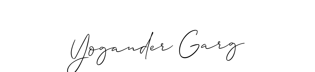 Once you've used our free online signature maker to create your best signature Allison_Script style, it's time to enjoy all of the benefits that Yogander Garg name signing documents. Yogander Garg signature style 2 images and pictures png