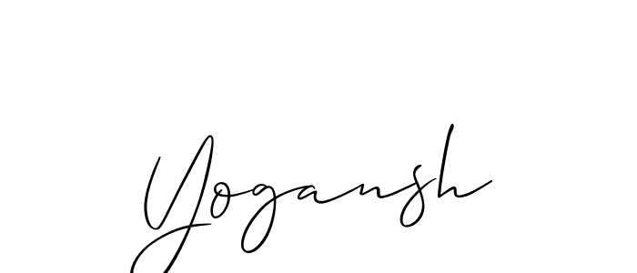 This is the best signature style for the Yogansh name. Also you like these signature font (Allison_Script). Mix name signature. Yogansh signature style 2 images and pictures png
