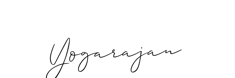 Yogarajan stylish signature style. Best Handwritten Sign (Allison_Script) for my name. Handwritten Signature Collection Ideas for my name Yogarajan. Yogarajan signature style 2 images and pictures png