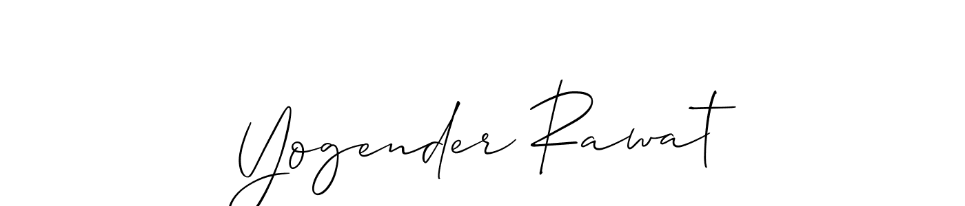 if you are searching for the best signature style for your name Yogender Rawat. so please give up your signature search. here we have designed multiple signature styles  using Allison_Script. Yogender Rawat signature style 2 images and pictures png