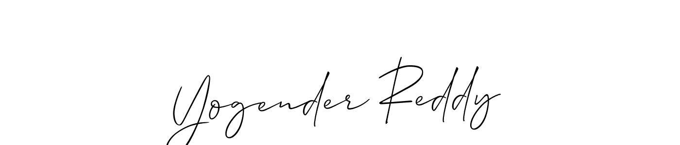 This is the best signature style for the Yogender Reddy name. Also you like these signature font (Allison_Script). Mix name signature. Yogender Reddy signature style 2 images and pictures png