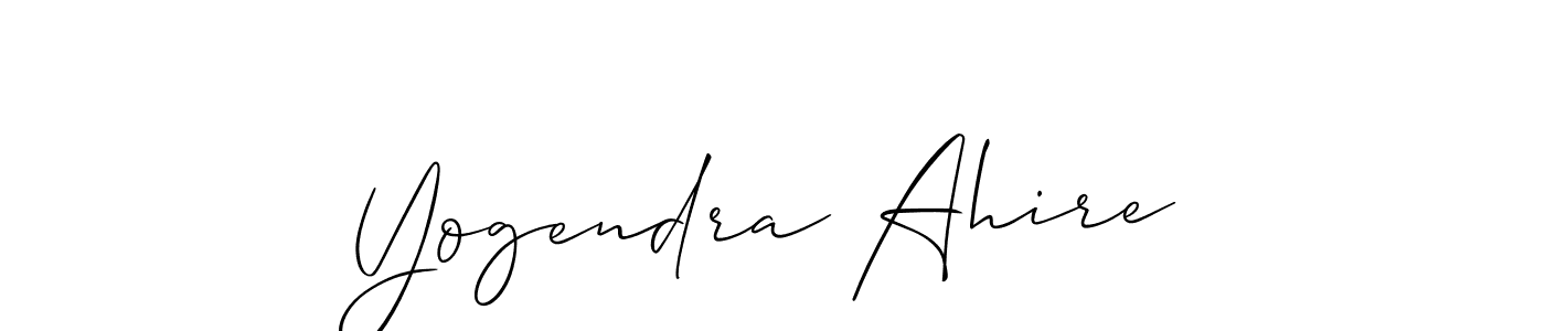 Once you've used our free online signature maker to create your best signature Allison_Script style, it's time to enjoy all of the benefits that Yogendra Ahire name signing documents. Yogendra Ahire signature style 2 images and pictures png