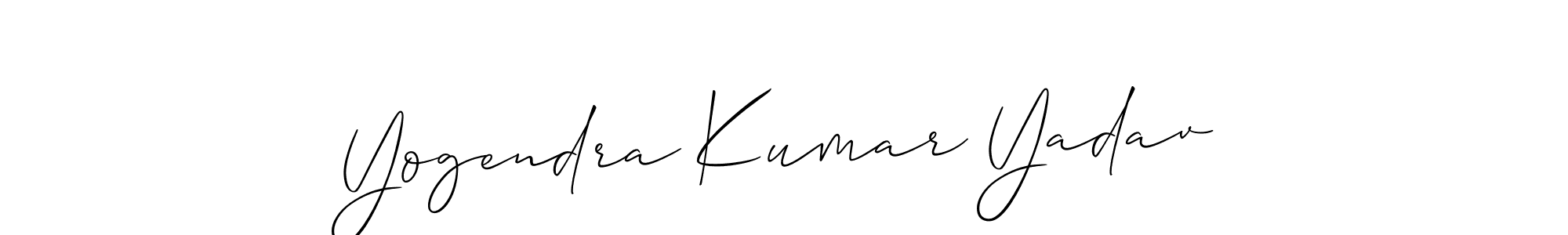 This is the best signature style for the Yogendra Kumar Yadav name. Also you like these signature font (Allison_Script). Mix name signature. Yogendra Kumar Yadav signature style 2 images and pictures png