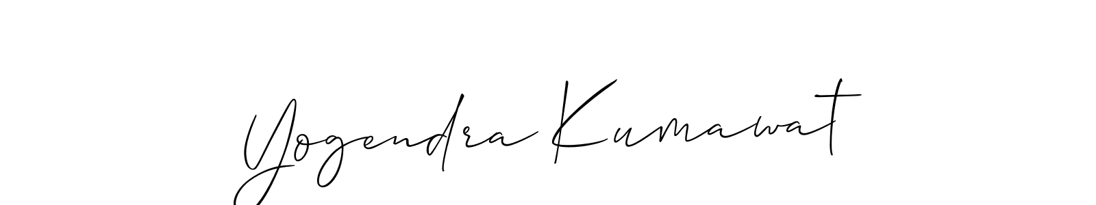 You can use this online signature creator to create a handwritten signature for the name Yogendra Kumawat. This is the best online autograph maker. Yogendra Kumawat signature style 2 images and pictures png