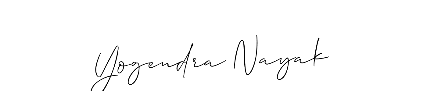 You should practise on your own different ways (Allison_Script) to write your name (Yogendra Nayak) in signature. don't let someone else do it for you. Yogendra Nayak signature style 2 images and pictures png