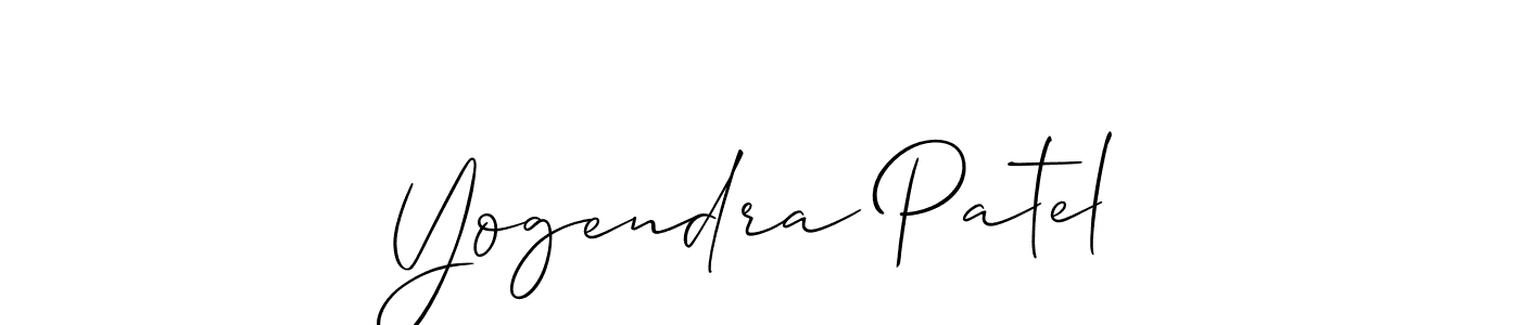 Once you've used our free online signature maker to create your best signature Allison_Script style, it's time to enjoy all of the benefits that Yogendra Patel name signing documents. Yogendra Patel signature style 2 images and pictures png