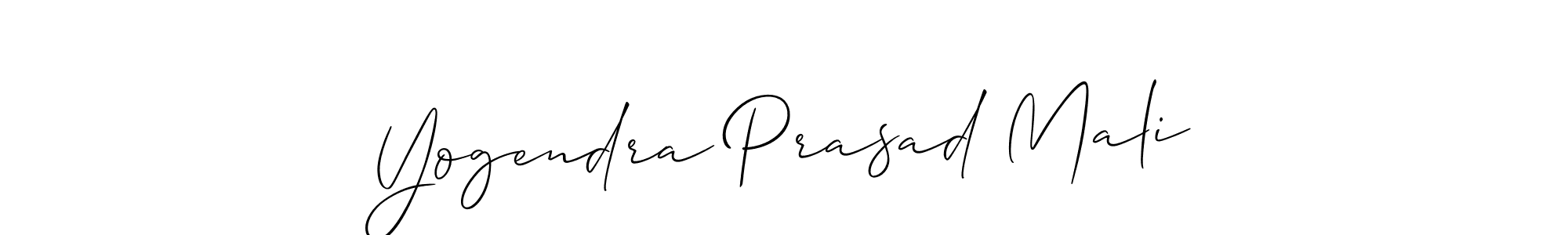 Similarly Allison_Script is the best handwritten signature design. Signature creator online .You can use it as an online autograph creator for name Yogendra Prasad Mali. Yogendra Prasad Mali signature style 2 images and pictures png