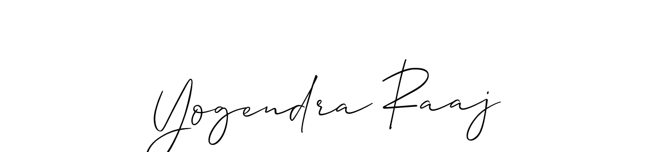 Also we have Yogendra Raaj name is the best signature style. Create professional handwritten signature collection using Allison_Script autograph style. Yogendra Raaj signature style 2 images and pictures png