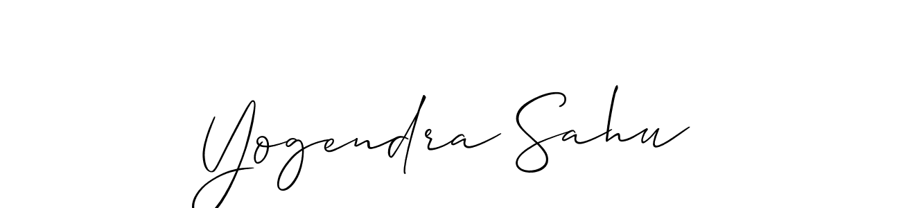 Make a beautiful signature design for name Yogendra Sahu. Use this online signature maker to create a handwritten signature for free. Yogendra Sahu signature style 2 images and pictures png