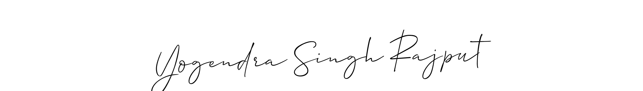 Also You can easily find your signature by using the search form. We will create Yogendra Singh Rajput name handwritten signature images for you free of cost using Allison_Script sign style. Yogendra Singh Rajput signature style 2 images and pictures png