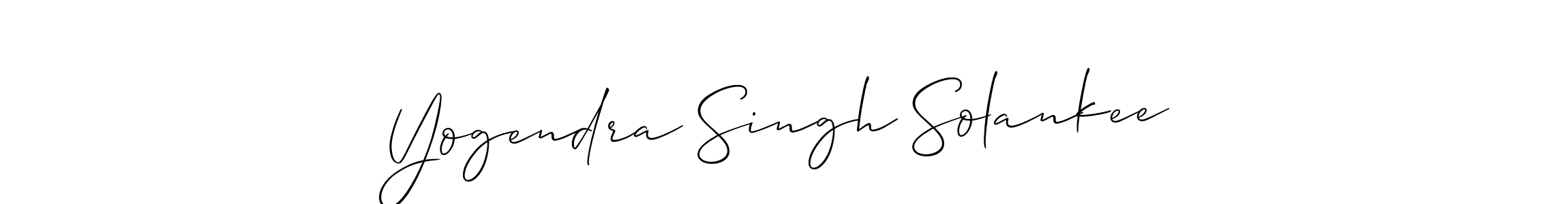 It looks lik you need a new signature style for name Yogendra Singh Solankee. Design unique handwritten (Allison_Script) signature with our free signature maker in just a few clicks. Yogendra Singh Solankee signature style 2 images and pictures png