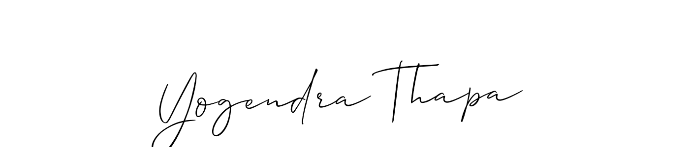 Best and Professional Signature Style for Yogendra Thapa. Allison_Script Best Signature Style Collection. Yogendra Thapa signature style 2 images and pictures png