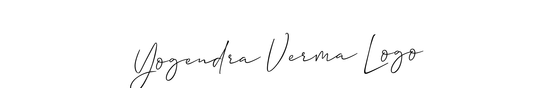 Also we have Yogendra Verma Logo name is the best signature style. Create professional handwritten signature collection using Allison_Script autograph style. Yogendra Verma Logo signature style 2 images and pictures png