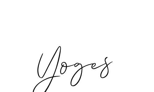 Once you've used our free online signature maker to create your best signature Allison_Script style, it's time to enjoy all of the benefits that Yoges name signing documents. Yoges signature style 2 images and pictures png