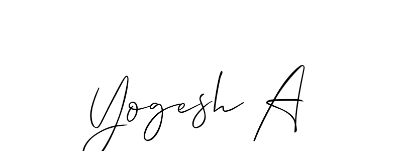 You can use this online signature creator to create a handwritten signature for the name Yogesh A. This is the best online autograph maker. Yogesh A signature style 2 images and pictures png